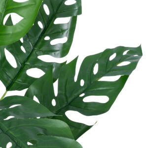 GloboStar® Artificial Garden MONSTERA PLANT 20937 – Διακοσμητικό Φυτό Μονστέρα Φ90 x Υ80cm