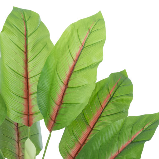 GloboStar® Artificial Garden BLOOD BANANA PLANT 20944 – Διακοσμητικό Φυτό Αιματόφυλλη Μπανανιά Φ70 x Υ90cm