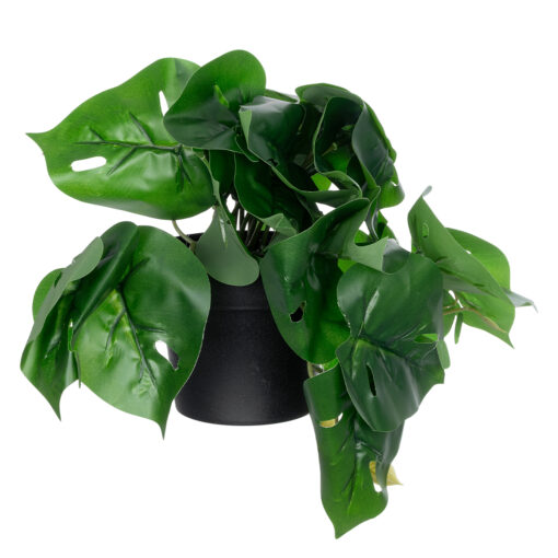 GloboStar® Artificial Garden  MONSTERA PLANT 20945 – Διακοσμητικό Φυτό Μονστέρα Φ40 x Υ33cm