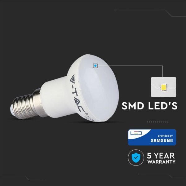 LED Λάμπα E14 R39 3W V-TAC Samsung Chip Φυσικό Λευκό 4000K – 211