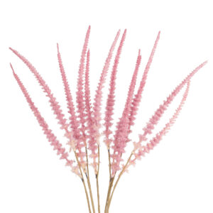 GloboStar® Artificial Garden PALE PINK SAGE BOUQUET 21090 Τεχνητό Διακοσμητικό Μπουκέτο Στάχι Απαλό Ροζ Y50cm
