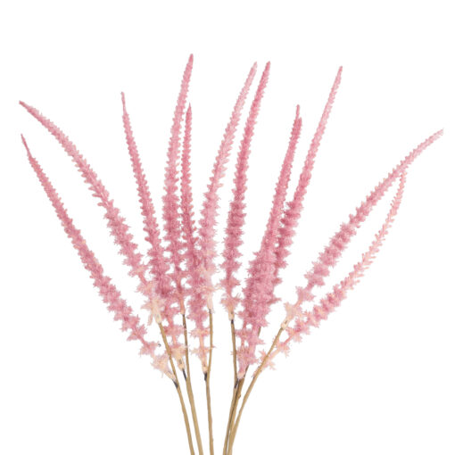 GloboStar® Artificial Garden PALE PINK SAGE BOUQUET 21090 Τεχνητό Διακοσμητικό Μπουκέτο Στάχι Απαλό Ροζ Y50cm