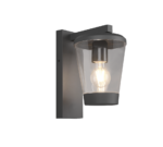 Φωτιστικό Τοίχου Trio Lighting E27   Ανθρακί Χυτό Αλουμίνιο  IP44  – 211060142