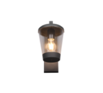 Φωτιστικό Τοίχου Trio Lighting E27   Ανθρακί Χυτό Αλουμίνιο  IP44  – 211060142