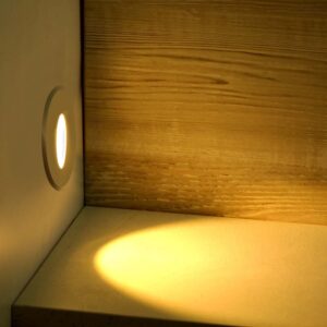 LED Spot Χωνευτό Λευκό Στρογγυλό για Σκαλοπάτια 3W V-TAC  Θερμό Λευκό 3000K – 211207