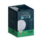 LED Λάμπα E27 G120 V-TAC Samsung Chip 18W 2000lm Ψυχρό 6400K – 21125