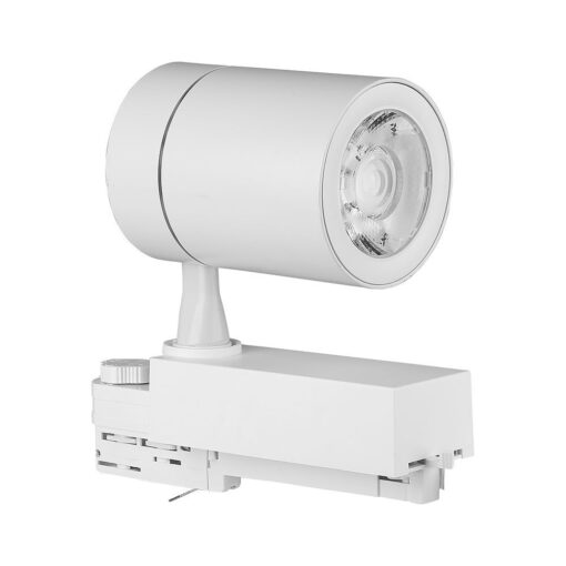 LED φωτιστικό ράγας τριφασικό COB 35W 6400K ψυχρό λευκό με λευκό σώμα V-TAC – 211257
