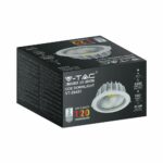 LED Φωτιστικό Οροφής COB 40W V-TAC Στρογγυλό Χωνευτό Ψυχρό 6500K – 211280