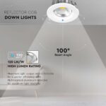 LED Φωτιστικό Οροφής COB 40W V-TAC Στρογγυλό Χωνευτό Ψυχρό 6500K – 211280