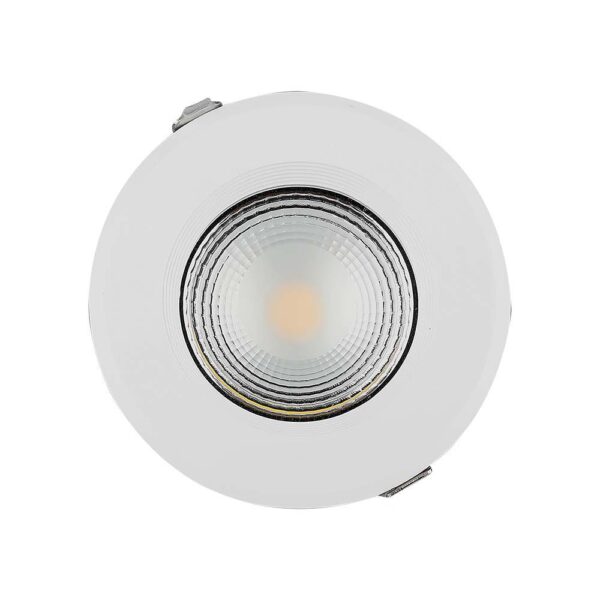 LED Φωτιστικό Οροφής COB 40W V-TAC Στρογγυλό Χωνευτό Ψυχρό 6500K – 211280