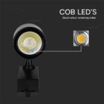 Φωτιστικό Ράγας LED COB 35W 3000K Μαύρου Χρώματος V-TAC – 211285