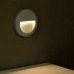 Επιτοίχιο Φωτιστικό LED για Σκαλοπάτια 2W V-TAC Γκρι Στρογγυλό Αδιάβροχο IP65 Θερμό 3000K – 211319