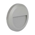 Επιτοίχιο Φωτιστικό LED για Σκαλοπάτια 2W V-TAC Γκρι Στρογγυλό Αδιάβροχο IP65 Θερμό 3000K – 211319