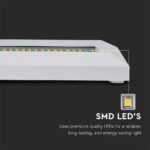 Επιτοίχιο Φωτιστικό LED για Σκαλοπάτια 3W V-TAC Λευκό Ορθογώνιο Αδιάβροχο IP65 Φυσικό 4000K – 211326