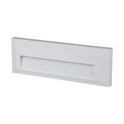 Επιτοίχιο Φωτιστικό LED για Σκαλοπάτια 3W V-TAC Λευκό Ορθογώνιο Αδιάβροχο IP65 Φυσικό 4000K – 211326