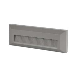 Επιτοίχιο Φωτιστικό LED για Σκαλοπάτια 3W V-TAC Γκρι Ορθογώνιο Αδιάβροχο IP65 Φυσικό 4000K – 211330