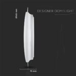 Πλαφονιέρα LED Designer 30W/60W/30W Στρογγυλή Dimmable 3 σε 1 V-TAC – 2114551