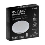 Πλαφονιέρα LED Designer 20W/40W/20W Στρογγυλή με κυματισμό Dimmable 3 σε 1 V-TAC – 2114601