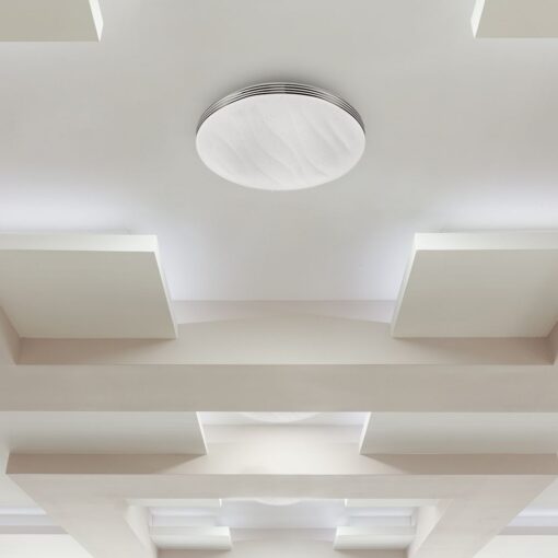Πλαφονιέρα LED Designer 30W/60W/30W Στρογγυλή με κυματισμό Dimmable 3 σε 1 V-TAC – 2114611
