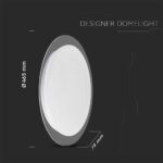 Πλαφονιέρα LED Designer 20W/40W/20W Στρογγυλή Dimmable 3 σε 1 V-TAC – 2114741