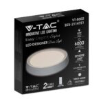 Πλαφονιέρα LED Designer 30W/60W/30W Στρογγυλή Dimmable 3 σε 1 V-TAC – 2114751