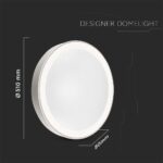 Πλαφονιέρα LED Designer 30W/60W/30W Στρογγυλή Dimmable 3 σε 1 V-TAC – 2114751