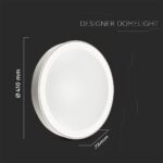 Πλαφονιέρα LED Designer 20W/40W/20W Στρογγυλή Dimmable 3 σε 1 CCT V-TAC – 2114761