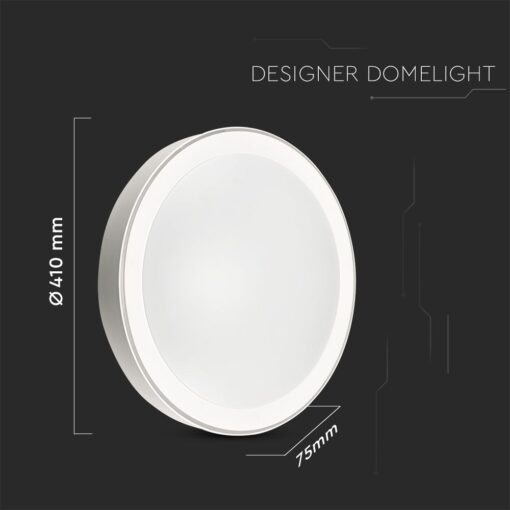 Πλαφονιέρα LED Designer 20W/40W/20W Στρογγυλή Dimmable 3 σε 1 CCT V-TAC – 2114761