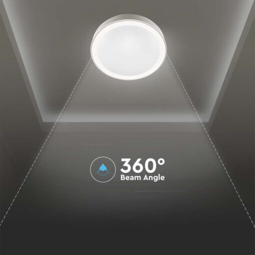 Πλαφονιέρα LED Designer 20W/40W/20W Στρογγυλή Dimmable 3 σε 1 CCT V-TAC – 2114761
