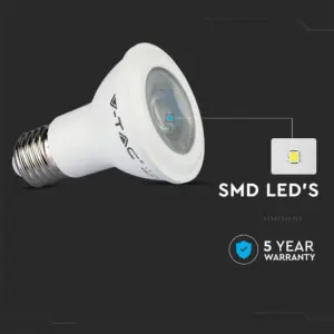 LED Λάμπα E27 PAR20 5.8W V-TAC Samsung Chip Ψυχρό   6500K – 21149