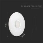 Πλαφονιέρα LED Designer 30W/60W/30W Στρογγυλή Dimmable 3 σε 1 V-TAC – 2114911