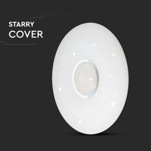Πλαφονιέρα LED Designer 30W/60W/30W Στρογγυλή Dimmable 3 σε 1 V-TAC – 2114911