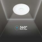 Πλαφονιέρα LED Designer 30W/60W/30W Στρογγυλή Dimmable 3 σε 1 V-TAC – 2114911