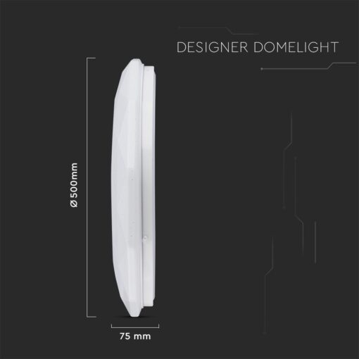 Πλαφονιέρα LED Designer 30W/60W/30W Στρογγυλή Dimmable 3 σε 1 V-TAC – 2114921