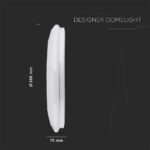 Πλαφονιέρα LED Designer 20W/40W/20W Στρογγυλή με γωνίες Dimmable 3 σε 1 V-TAC – 2114931