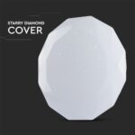 Πλαφονιέρα LED Designer 20W/40W/20W Στρογγυλή με γωνίες Dimmable 3 σε 1 V-TAC – 2114931