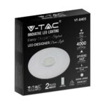 Πλαφονιέρα LED Designer 20W/40W/20W Στρογγυλή Dimmable 3 σε 1 V-TAC – 2114941