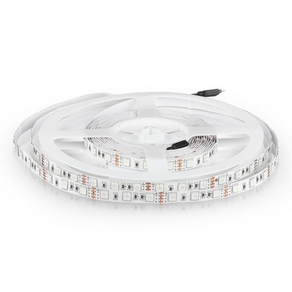 LED Ταινία 7W V-TAC Dimmable 900lm/m Πολύχρωμη RGB 5 Μέτρα – 212120