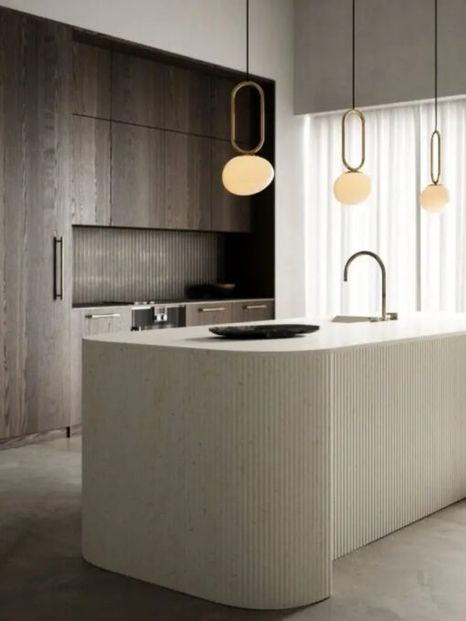 Κρεμαστό Φωτιστικό DFTP Shapes 22 1xE27  Χρώματος Ορειχάλκου – 2120013035