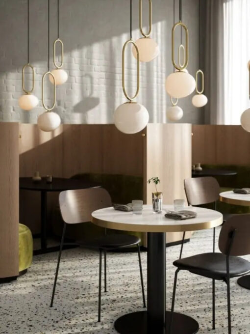 Κρεμαστό Φωτιστικό DFTP Shapes 27  1xE27 Χρώματος Ορειχάλκου – 2120023035