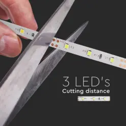 LED Ταινία 4.2W 12V V-TAC 420lm/m Πράσινη 5 Μέτρα – 212011