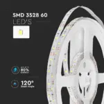 LED Ταινία 4.2W 12V V-TAC 420lm/m Πράσινη 5 Μέτρα – 212011