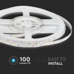 LED Ταινία 4.2W 12V V-TAC 420lm/m Πράσινη 5 Μέτρα – 212011