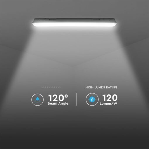 LED Φωτιστικό-Φως Ασφαλείας 48W Τύπου Φθορίου 150cm V-TAC PRO Samsung Chip 120° 5760lm Αδιάβροχο IP65 Φυσικό 4000K – 2120221