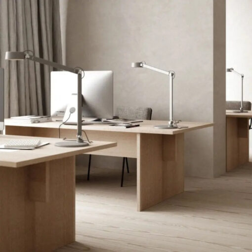 Επιτραπέζιο Φωτιστικό Γραφείο DFTP  Nobu LED 6W 2700K Γκρι Χρώματος – 2120405010