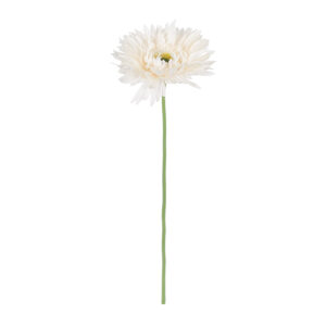 GloboStar® Artificial Garden PALE PINK GERBERABRANCH 21204 Τεχνητό Διακοσμητικό Κλαδί Ζέρμπερας Απαλό Ροζ Y44cm