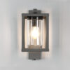 Φωτιστικό Τοίχου Trio Lighting LUNGA 1x E27 Ανθρακί Χυτό Αλουμίνιο IP44, Αισθητήρας κίνησης- 212069142