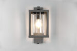 Φωτιστικό Τοίχου Trio Lighting LUNGA 1x E27 Ανθρακί Χυτό Αλουμίνιο IP44, Αισθητήρας κίνησης- 212069142