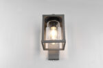 Φωτιστικό Τοίχου Trio Lighting LUNGA 1x E27 Ανθρακί Χυτό Αλουμίνιο IP44, Αισθητήρας κίνησης- 212069142