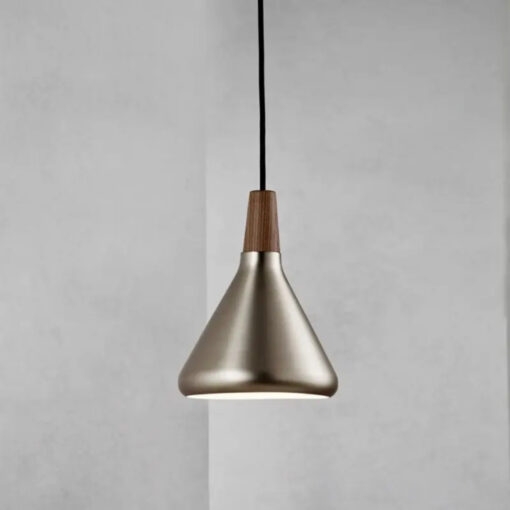 Κρεμαστό Φωτιστικό DFTP  Nori 18 1xE27 Χρώματος Νικελ Ματ – 2120803032